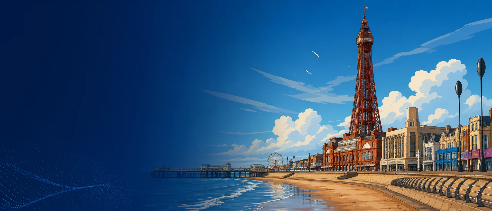 Blackpool Tower and promenade