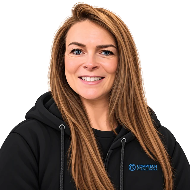 Heather, Finance Officer at CompTech